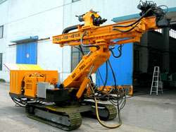Hydraulic Pipe Shed Crawler Drilling Rig